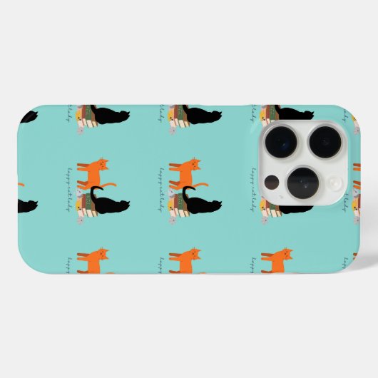 Happy Cat Lady Case-Mate iPhone Case (Achterkant (horizontaal))