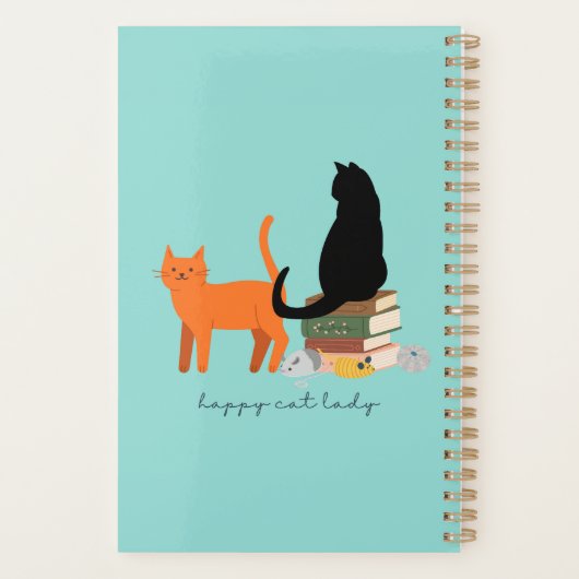 Happy Cat Lady Planner (Achterkant)