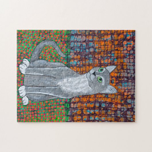 Happy Cat Legpuzzel (Horizontaal)