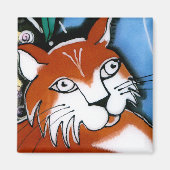 Happy Cat Magneet (Voorkant)