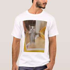 Happy Cat Mannen T-shirt