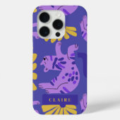 Happy Cat & Matisse Flowers Case-Mate iPhone Case (Achterkant)