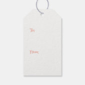 Happy Cat Meow Kerstcadeau Label Cadeaulabel (Achterkant)