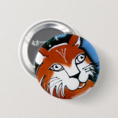 Happy Cat Ronde Button 5,7 Cm (Voorkant /achterkant)