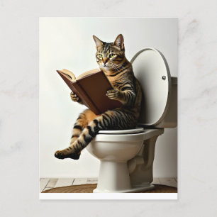 Happy Cat: Schattige kittenontwerp voor kattenlief Briefkaart