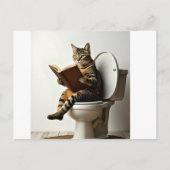 Happy Cat: Schattige kittenontwerp voor kattenlief Feestdagenkaart (Voorkant)