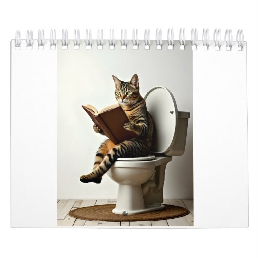 Happy Cat: Schattige kittenontwerp voor kattenlief Kalender (Hoes)