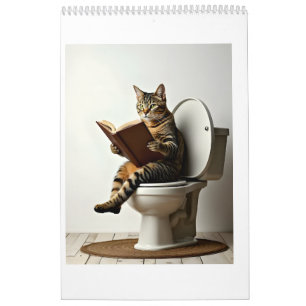 Happy Cat: Schattige kittenontwerp voor kattenlief Kalender