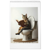 Happy Cat: Schattige kittenontwerp voor kattenlief Kalender (Hoes)