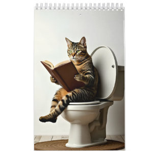 Happy Cat: Schattige kittenontwerp voor kattenlief Kalender