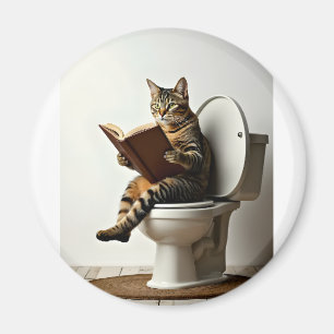 Happy Cat: Schattige kittenontwerp voor kattenlief Magneet