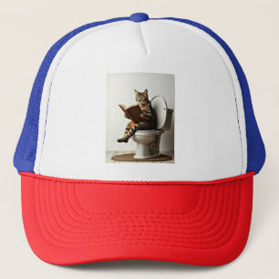 Happy Cat: Schattige kittenontwerp voor kattenlief Trucker Pet