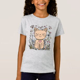 Happy Cat   Schattigee Cartoon Cat T-shirt