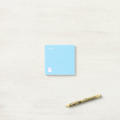 Happy Cat Sky Blue Post-it® Notes (Op bureau)