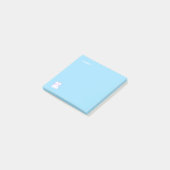 Happy Cat Sky Blue Post-it® Notes (Schuin)