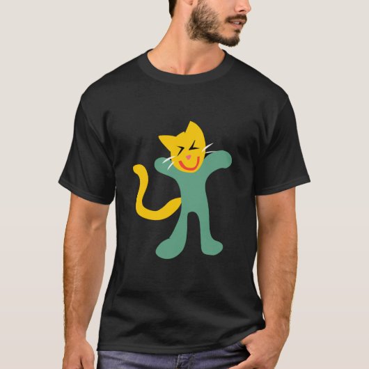 Happy Cat T-Shirt (Voorkant)