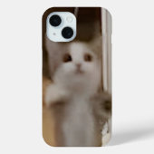 Happy Cat Telefoon/IPad Case (Achterkant)