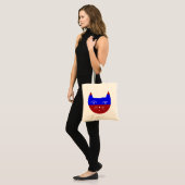 Happy Cat Tote Bag (Voorkant (model))