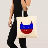 Happy Cat Tote Bag (Voorkant (product))