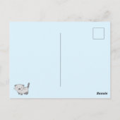 Happy Cat Vaderdag Gift Papa Briefkaart (Achterkant)