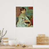 Happy Cat van Renoir Poster (Keuken)
