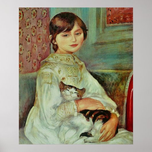 Happy Cat van Renoir Poster (Voorkant)