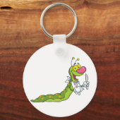 Happy Caterstyle Mascot Cartoon Character Sleutelhanger (Voorkant)