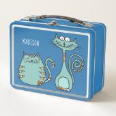 Happy Cats aangepaste lunchboxen (Voorkant)