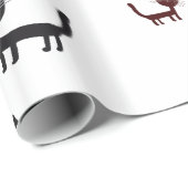 Happy Cats Art Litografie Wrapping Paper Cadeaupapier (Rol Hoek)