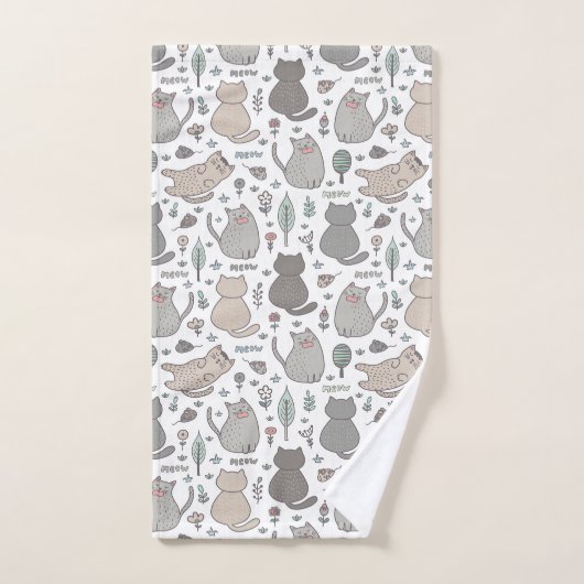 Happy Cats Bad Handdoek (Handdoek)