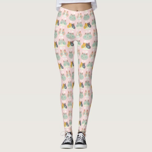 Happy Cats Leggings (Voorkant)