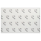 Happy Cats Lyhography Design Fabric Stof (Fat Quarter)