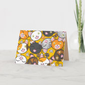 Happy Cats wenskaart Kaart (Voorkant)