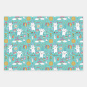 Happy Cats Wrapping Paper (Voorkant)