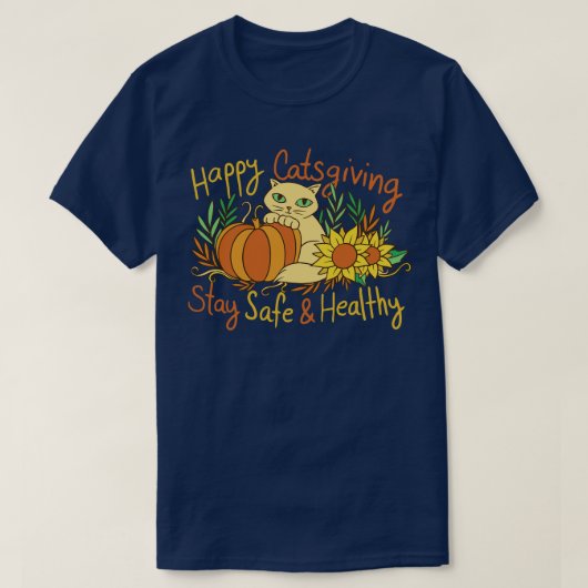 Happy Catsgiving T-shirt (Design voorkant)