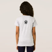 Happy Cavalier Hart Puppies Meisjes T-shirt (Achterkant volledig)