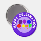 HAPPY-CELEBRATIE MAGNEET (Voorkant / Achterkant)