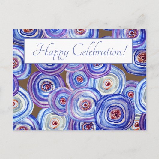 Happy Celebration Elegant Briefkaart (Voorkant)