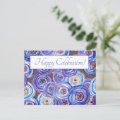Happy Celebration Elegant Briefkaart (Staand voorkant)