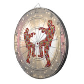 HAPPY CELEBRATIONS afdrukken: ZOMBIE MOON Dance Dartbord (Voorkant Rechts)