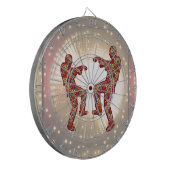 HAPPY CELEBRATIONS afdrukken: ZOMBIE MOON Dance Dartbord (Voorkant Links)