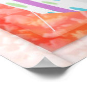 HAPPY Celebrations Cakes Candles Candels Poster (Hoek)