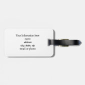 Happy Celery Stalk Bunch green fibre Bagagelabel (Achterkant horizontaal)