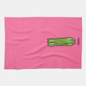 Happy Celery Stalk Bunch green fibre Theedoek (Horizontaal)