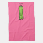 Happy Celery Stalk Bunch green fibre Theedoek (Verticaal)