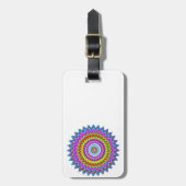 Happy Chakra Art Bagagelabel (Voorkant verticaal)
