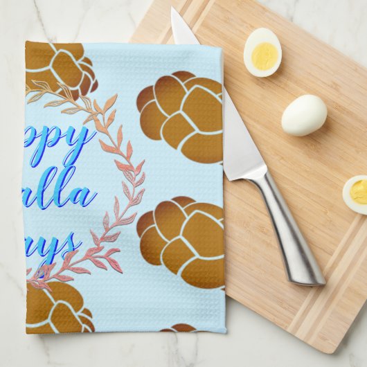 Happy Challa Days Theedoek (Quarter Fold)