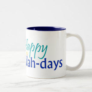 Happy Challah-days Blue-lining Mok