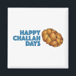 Happy Challah Days Chanukah Hanukkah Bread Loaf Magneet<br><div class="desc">Met een originele markeringsillustratie van een brood van krijllazen, met HAPPY CHALLAH DAYS in een blauw lettertype. Geweldig voor het geven van cadeautjes aan Hanukkah! Deze vakantieillustratie is ook beschikbaar op andere producten. Zie je niet wat je zoekt? Hulp nodig bij aanpassingen? Neem contact op met Rebecca om iets voor...</div>
