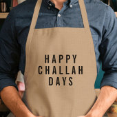 Happy Challah Days Cute Hanukkah Standaard Schort
